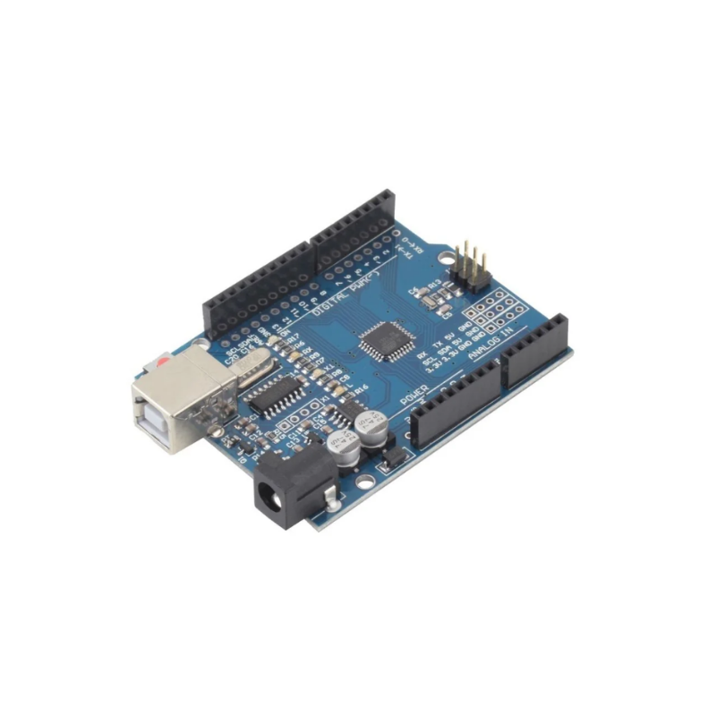 Arduino Uno R3 Klon - USB Kablo ve 40 Pin Header Hediyeli