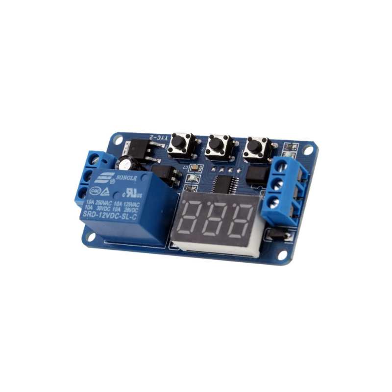 Zaman Ayarlı 12V Röle Modülü XY-J02 Micro USB
