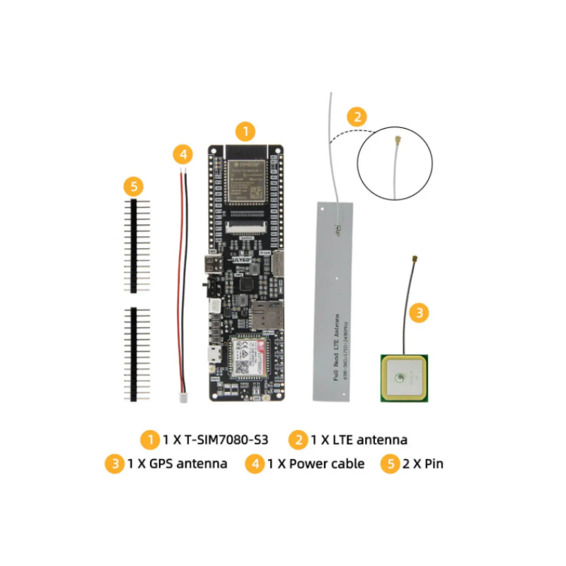 S3 LILYGO T-SIM7080-S3 ESP32-S3 Geliştirme Kartı - LILYGO (IMEI KAYITSIZ)