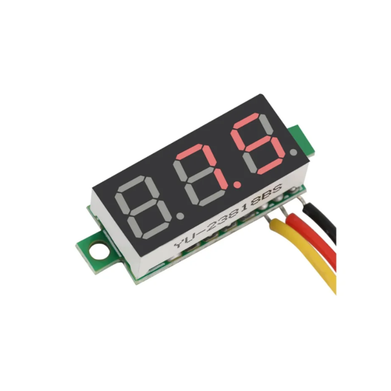 Dijital Mini Voltmetre Dc 0v-100v Gerilim - Voltaj Ölçer