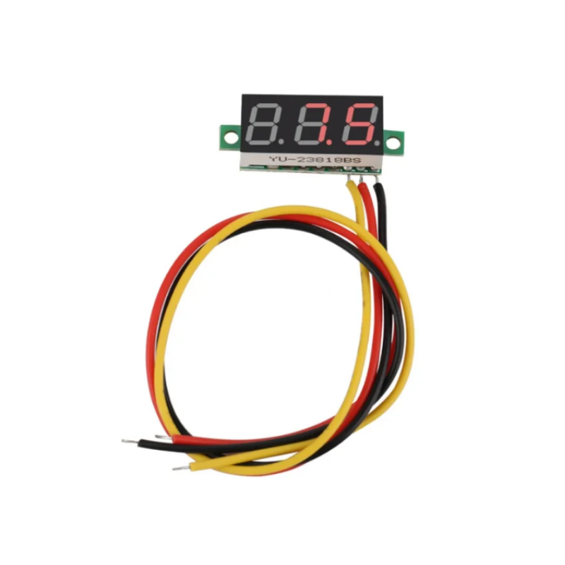 Dijital Mini Voltmetre Dc 0v-100v Gerilim - Voltaj Ölçer