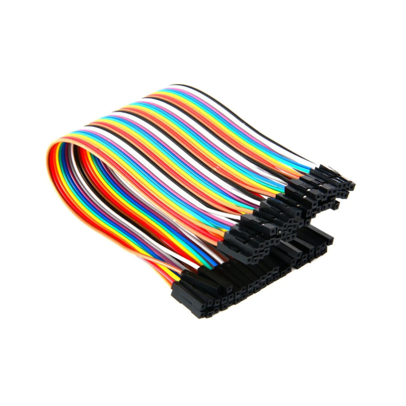 Dişi-Dişi Jumper Kablo 20cm 40 Adet