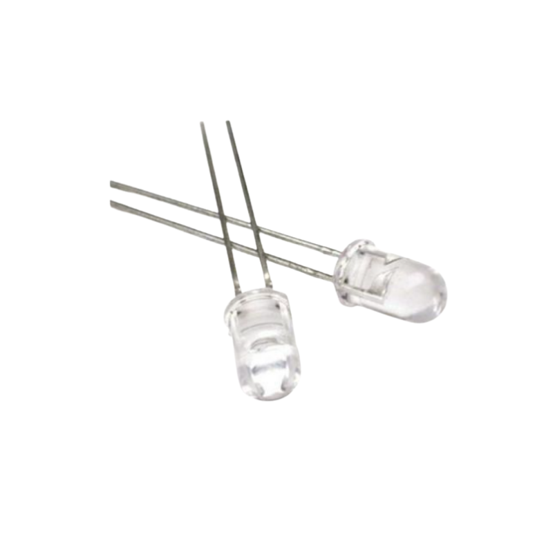5mm Beyaz Şeffaf Led Diyot