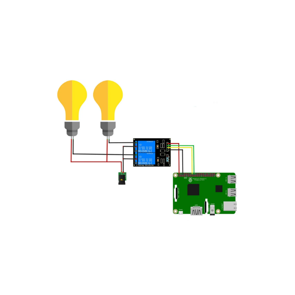 2 Kanal 12V Röle Kartı