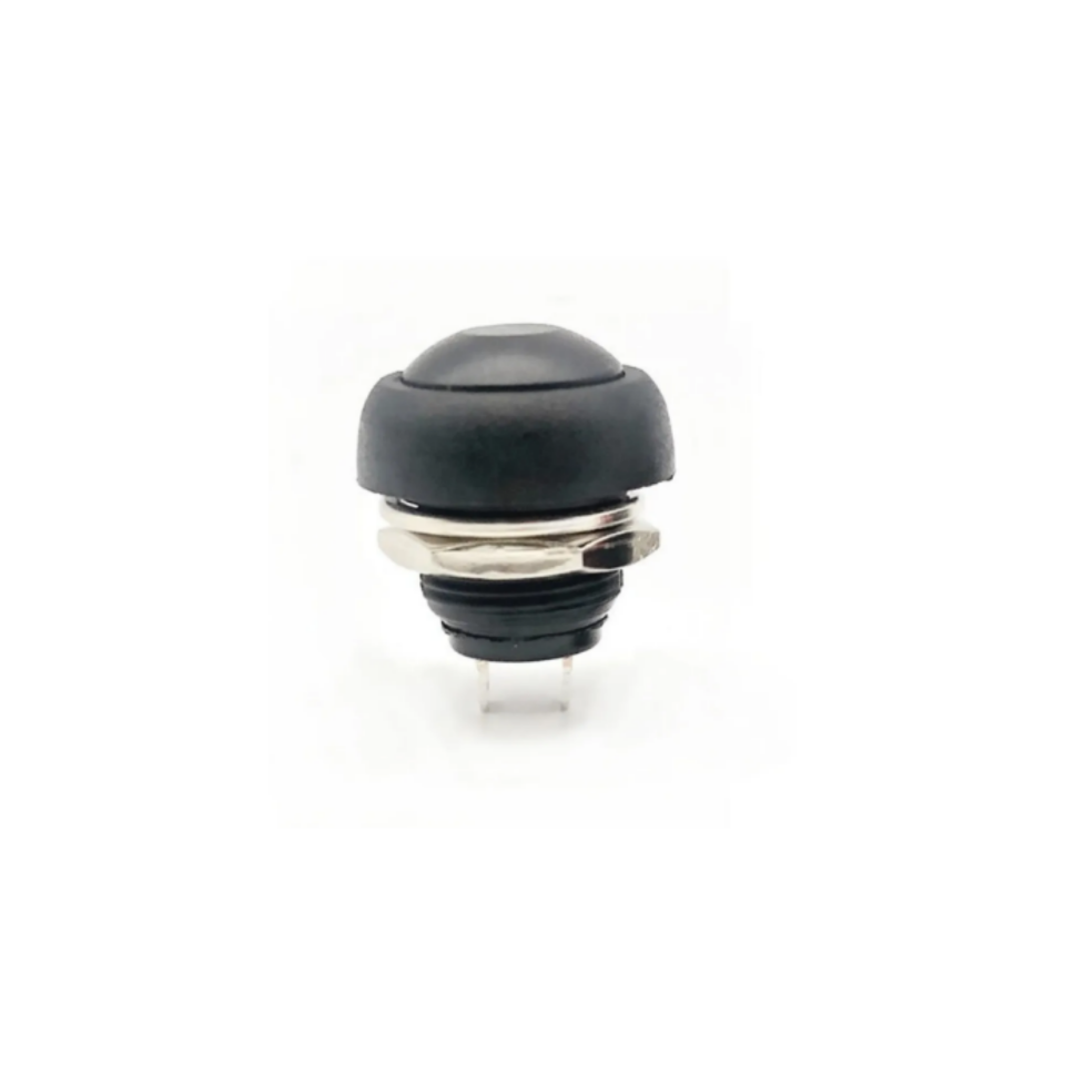 IC-184 Siyah Plastik Push Buton 12mm