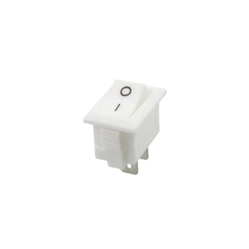 IC-120B Mini Işıksız Anahtar 2P On-Off Beyaz