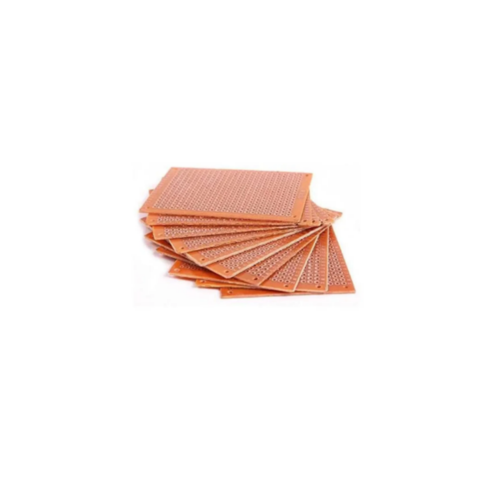 10x10 Delikli Bakır Plaket Pertinaks