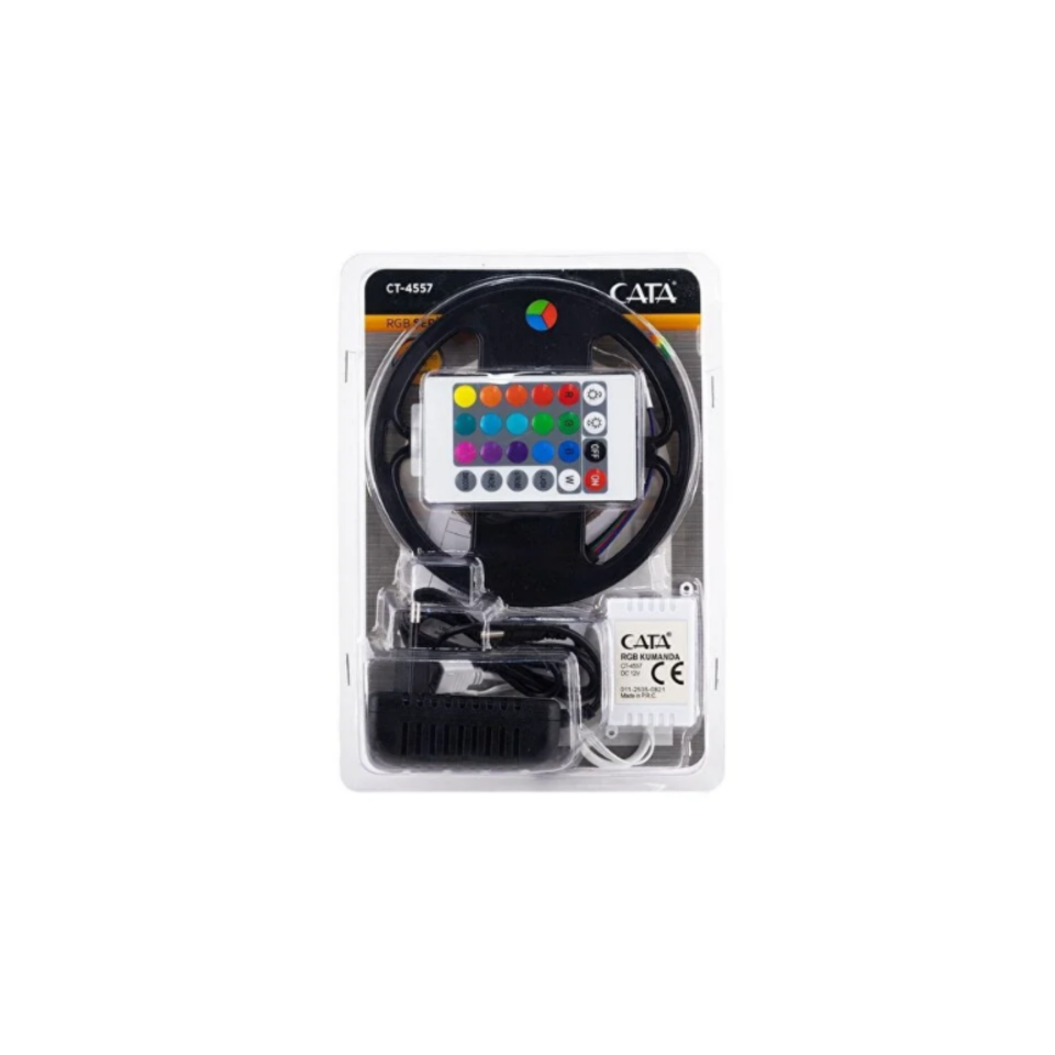 CATA CT-4557 5m RGB Şerit Led Seti