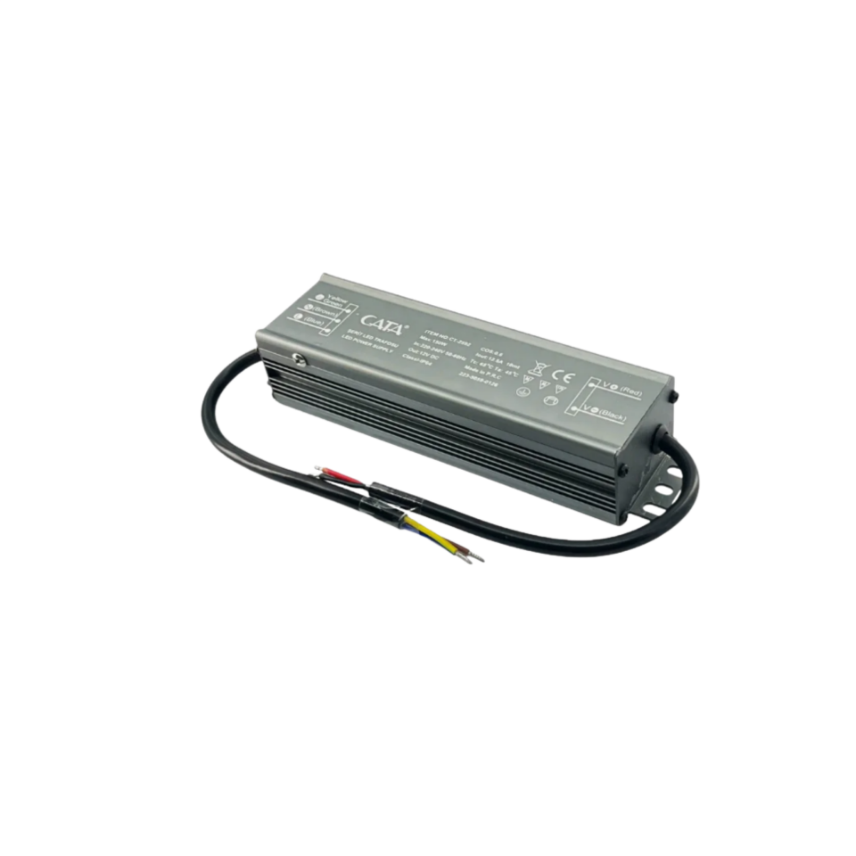 Cata CT-2592 Dış Mekan 12.5A Şerit LED Trafosu 12V 150W