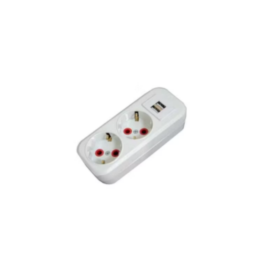 AYKA 2'li USB'li Grup Priz