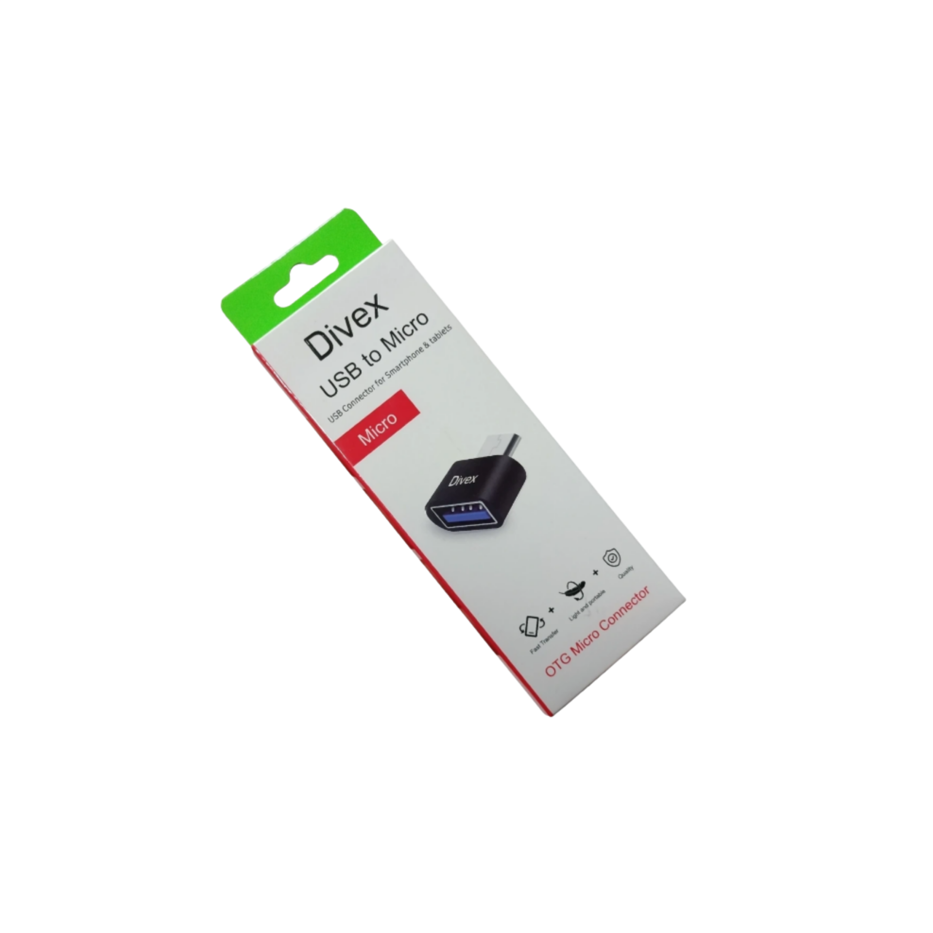 Divex USB to Micro OTG Siyah DO-180