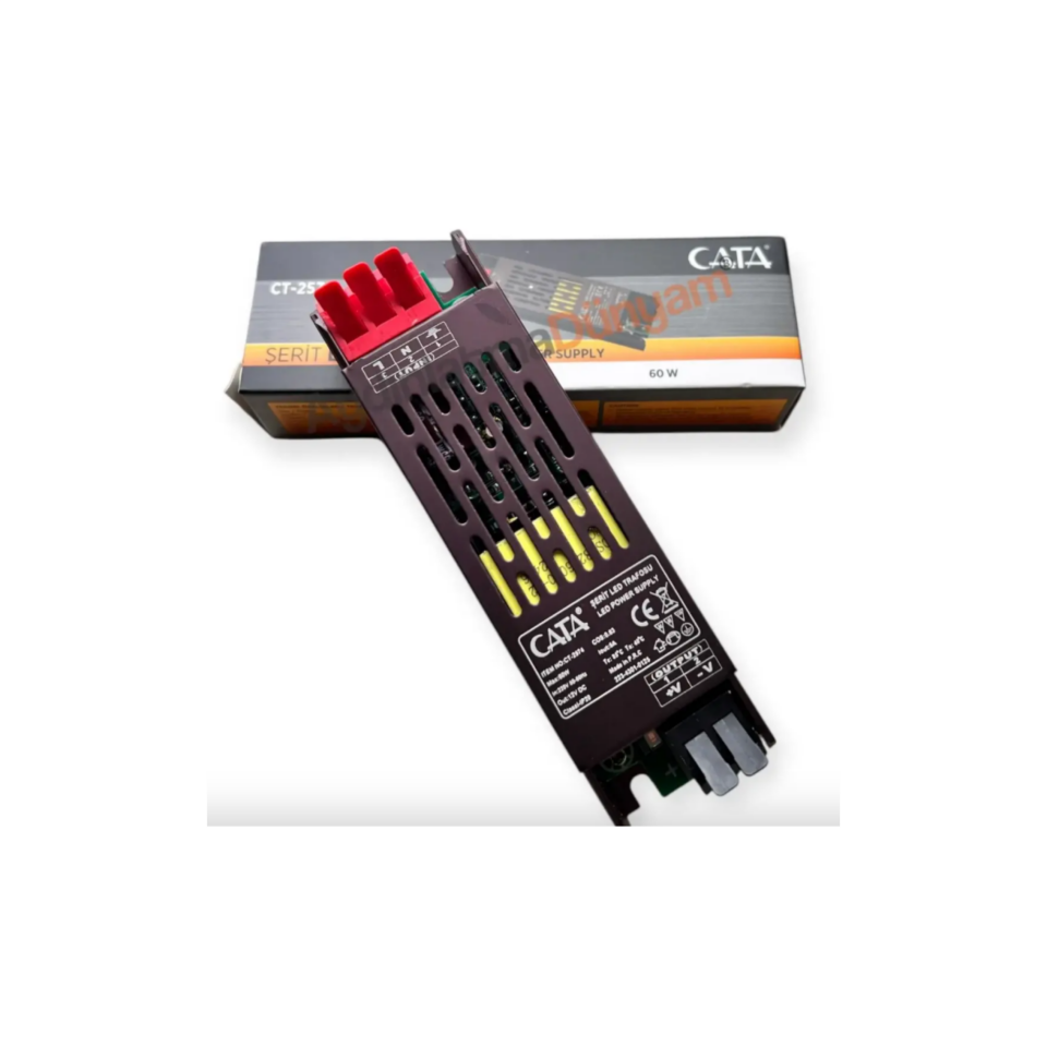 Cata CT-2574 5A 60W Şerit LED Trafosu