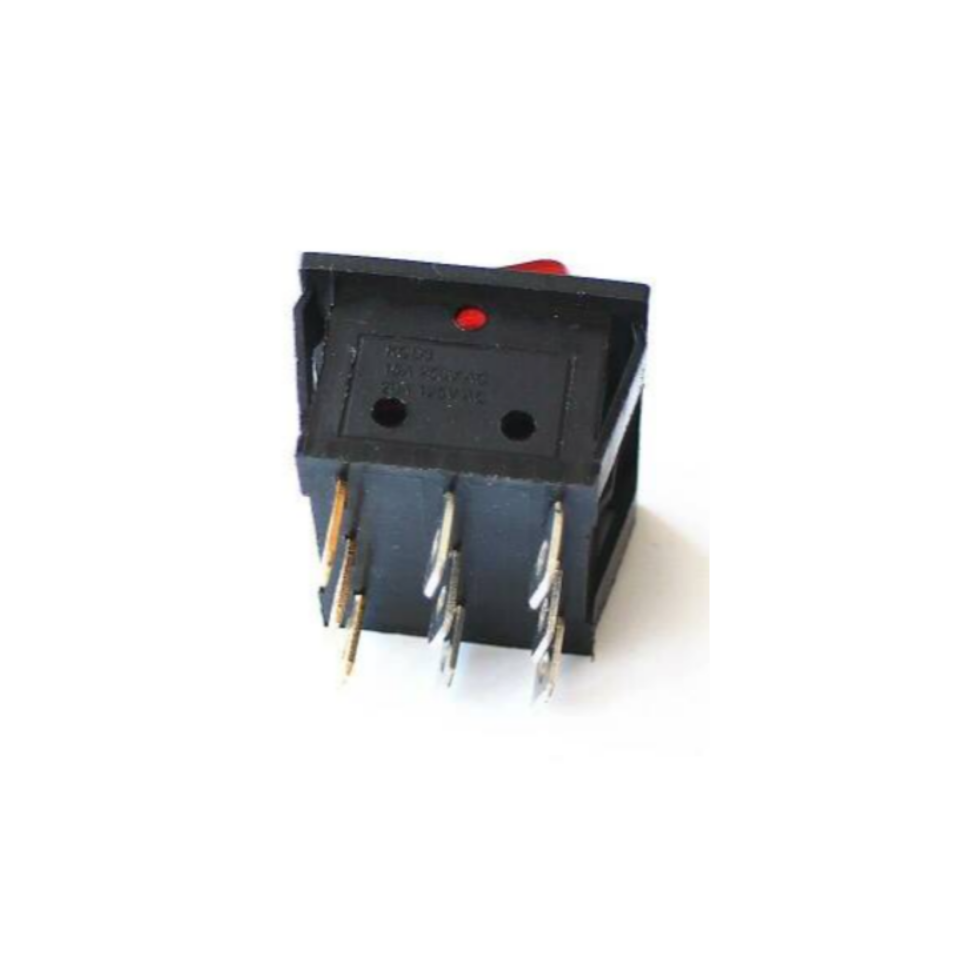 KCD3 Üçlü Işıklı ON-OFF Anahtar 9 Pin