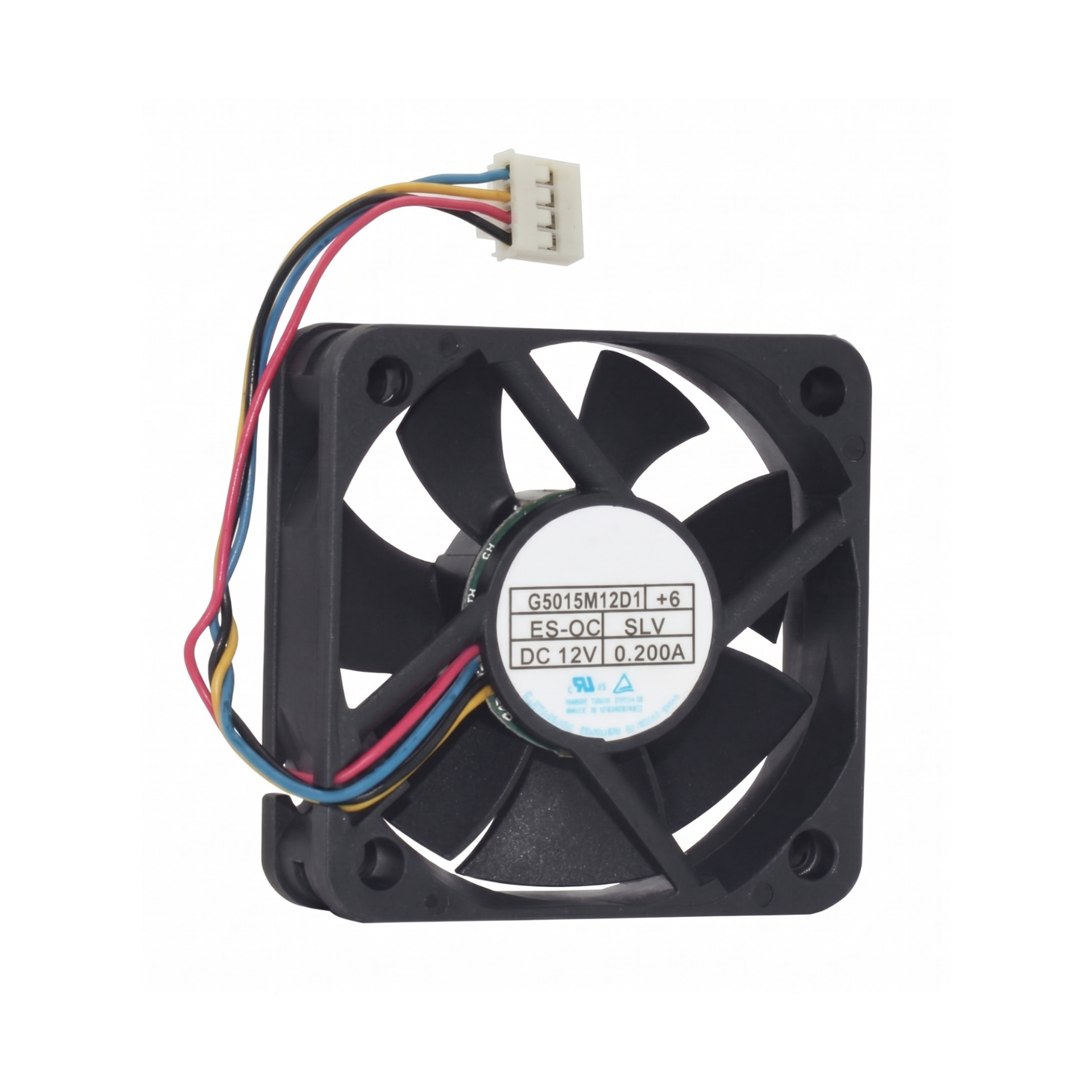 G5015M12D1 Fan 50 mm 12V 0.2A 4 Pin PWM